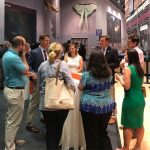 new uf faculty and professional staff gather around table at florida museum to network