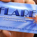 hand holding card that says flare