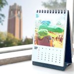 calendar with albert the gator on it
