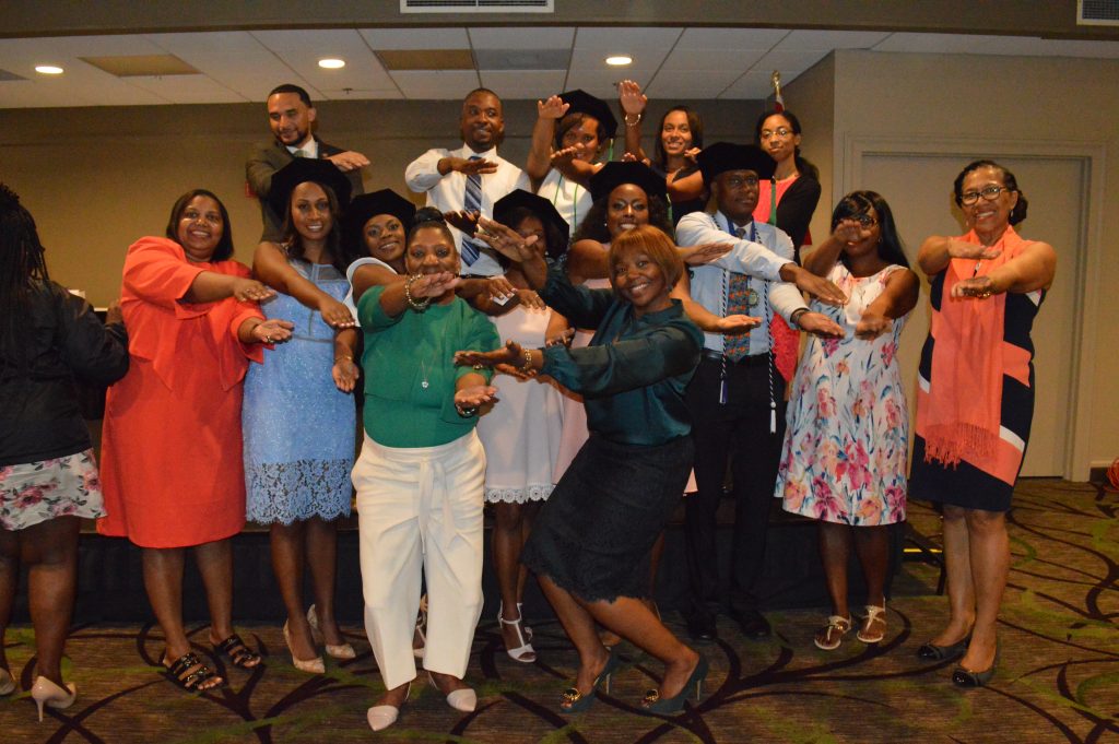 graduation luncheon group photo