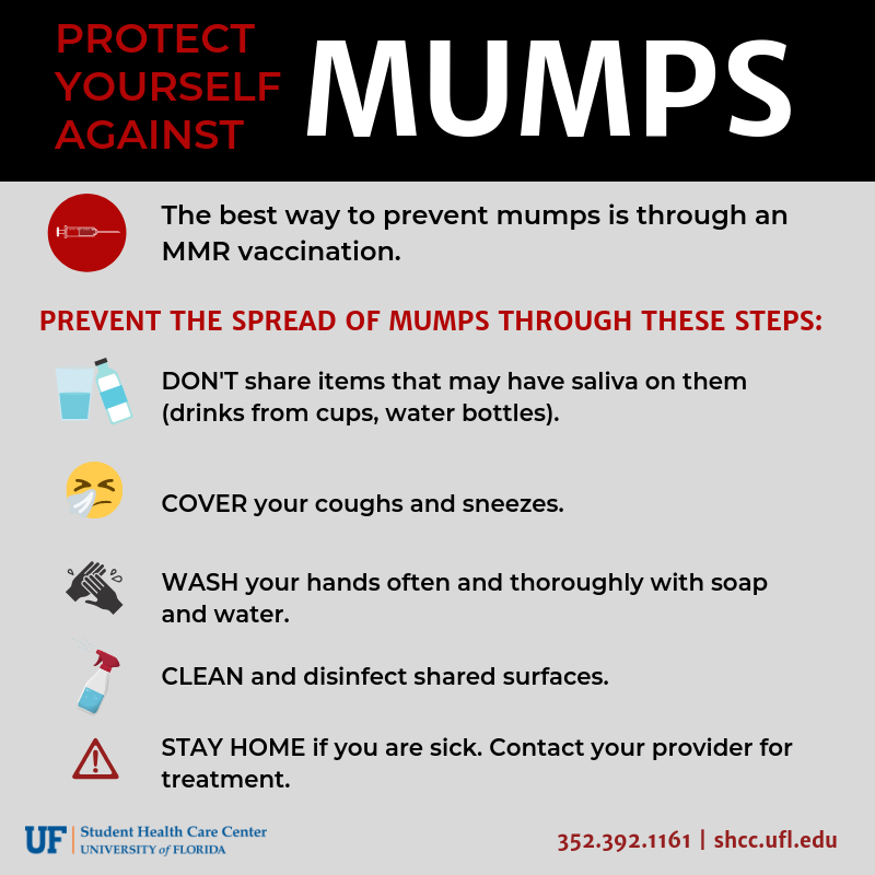 How to protect yourself against mumps – UF At Work