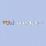my ufmarketplace logo on light blue background