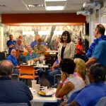 dean mcfarlin with uf media properties team