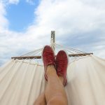 Feet in hammock - retirement incentive