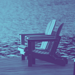 Chairs on dock