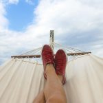 Feet in hammock