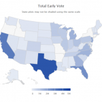 Early voting map