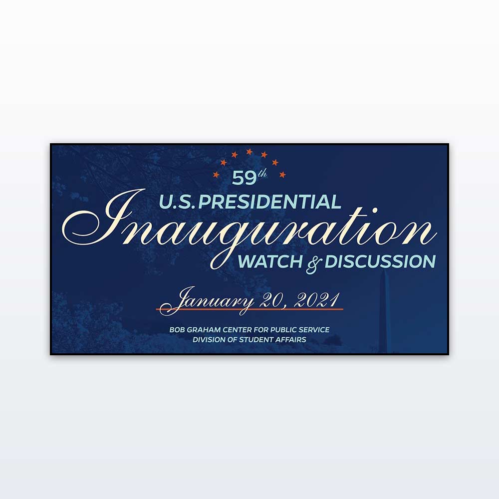 Join UFhosted Presidential Inauguration Watch & Discussion tomorrow UF At Work