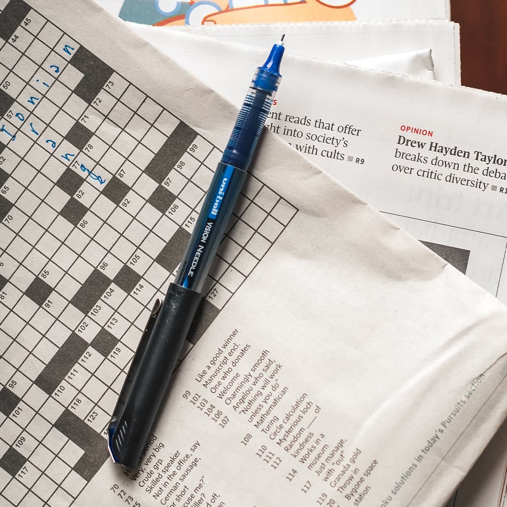 Creative writing professor discusses crossword puzzles and grief on PBS