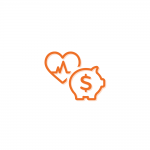Heart and Savings icons