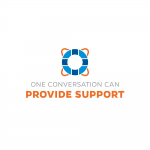 One conversation can provide support - logo