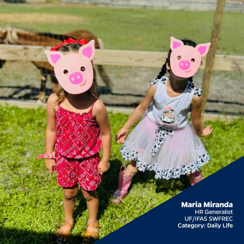 image of two children in masks